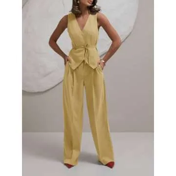 Cicy Bell Women's 2 Piece Business Casual Outfit Set