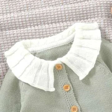 Cute Baby Girl Sweater Cardigan for Fall Winter Wear