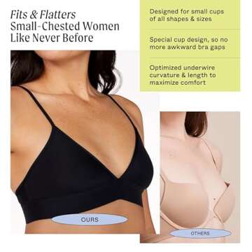 Pepper Ultra Fine Bralette for Small Chests - Stylish Comfort