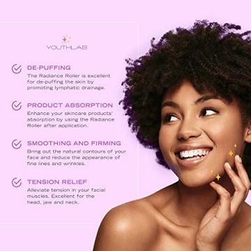 YouthLab Radiance Roller Germanium Stone Face Massage Tool