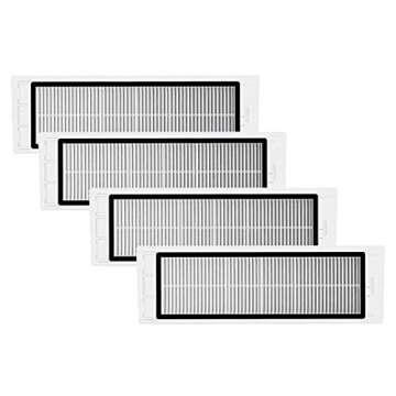 Filters Replacement for Roborock S5 E20 E25 E35 C10 S50 Xiaomi Mi Mijia Robot Vacuums,4-Pack