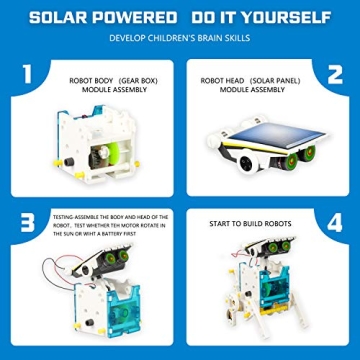 STEM 13-in-1 Solar Power Robots Creation Toy for Kids