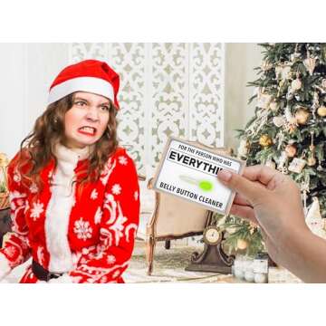 Funny Gifts Belly Button Lint Brush, Gag Gifts for Adults, Men, Women, Boyfriend, Husband Perfect fo...