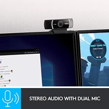 Logitech C922x Pro Stream Webcam – Premium Quality 1080p HD