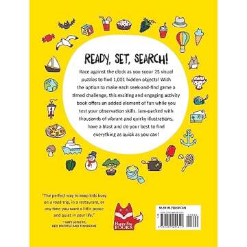 1001 Fun Things to Find: The Ultimate Seek-and-Find Activity Book: Time Yourself, Challenge Your Fri...