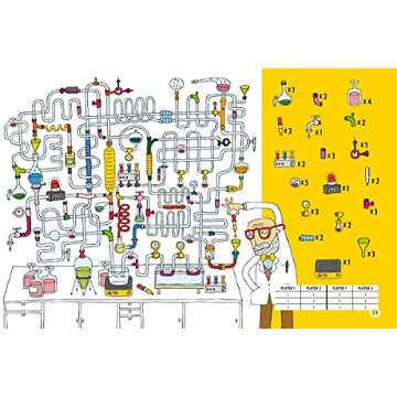 1001 Fun Things to Find: The Ultimate Seek-and-Find Activity Book: Time Yourself, Challenge Your Friends, Train Your Brain (Happy Fox Books) 25 Hidden Object Puzzles for Kids Age 6-10 (Beat the Clock)