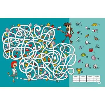 1001 Fun Things to Find: The Ultimate Seek-and-Find Activity Book: Time Yourself, Challenge Your Friends, Train Your Brain (Happy Fox Books) 25 Hidden Object Puzzles for Kids Age 6-10 (Beat the Clock)