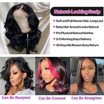 Body Wave Lace Front Wig for Natural Glamour｜180% Density