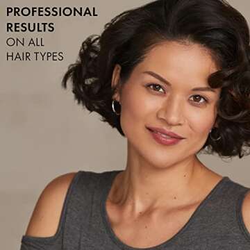 Hot Tools Pro Artist Nano Ceramic Tapered Curling Wand | For Smooth, Shiny Hair (3/4 to 1-1/4 in)|Wh...