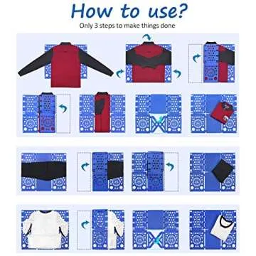 BoxLegend V3 Durable Shirt Folding Board - Laundry Helper