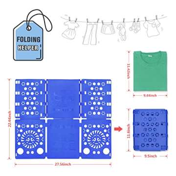 BoxLegend V3 Durable Shirt Folding Board - Laundry Helper