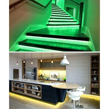 MINGER 32.8ft RGB LED Strip Lights for Home Decor