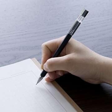 Muji Gel Ink 0.25mm Extra-fine Ballpoint Pen (Black) X 5 (Original Version)