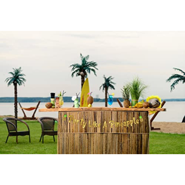 Party Like a Pineapple Glitter Banner for Tropical Events