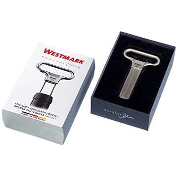 Monopol Westmark Steel Cork Puller with Cover - Elegant Design