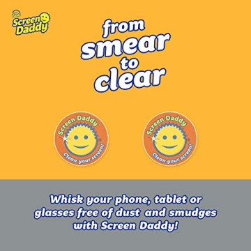 Scrub Daddy Screen Cleaning Microfiber Pads, 2ct
