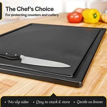 Thirteen Chefs Medium Plastic Cutting Board for Grilling