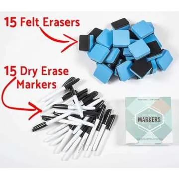 Double Sided Dry Erase Small White Board for Desk (Pack of 12) - 9x12 Inch Small Dry Erase Board for Kids, Clear Wipe Coating Mini Whiteboard, Small White Board Dry Erase for Student & Classroom