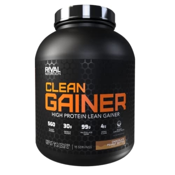 Rivalus Clean Gainer - Chocolate Peanut Butter, 5lbs - High Protein