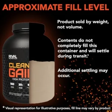 Rivalus Clean Gainer - Chocolate Peanut Butter, 5lbs - High Protein