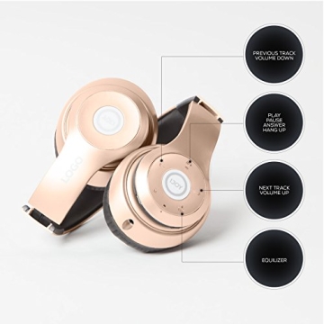 iJoy Wireless Bluetooth Headphones for All Ages - Foldable