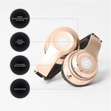 iJoy Wireless Bluetooth Headphones for All Ages - Foldable