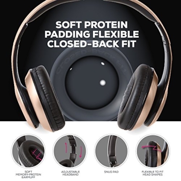 iJoy Wireless Bluetooth Headphones for All Ages - Foldable