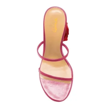 Chic XYD Women's Romantic Rose Heels for Summer Elegance