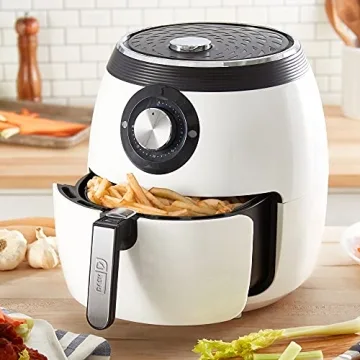 Dash Air Fryer with Temperature Control 6 Quart - White