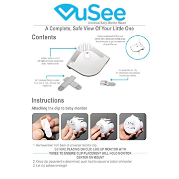 VuSee Corner Baby Monitor Shelf - Easy Installation & Compatible