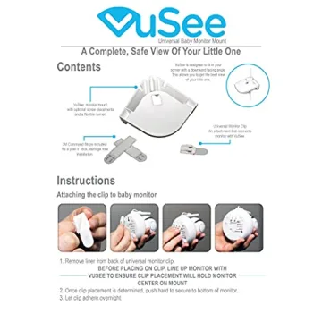 VuSee Corner Baby Monitor Shelf - Easy Installation & Compatible