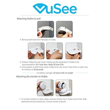 VuSee Corner Baby Monitor Shelf - Easy Installation & Compatible