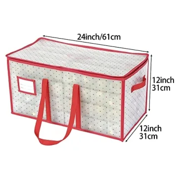 Buy Sattiyrch Plastic Christmas Ornament Storage Box