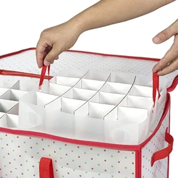 Buy Sattiyrch Plastic Christmas Ornament Storage Box