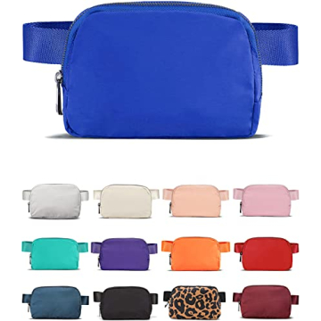 YOSHUYUKI Fanny Pack Cross Body Bag - Trendy Nylon Mini Purse for All
