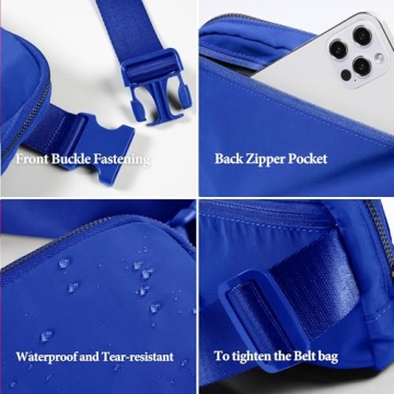 YOSHUYUKI Waterproof Fanny Pack for Travel and Fitness