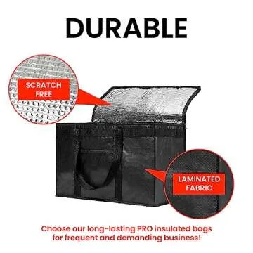 NZ Home PRO Insulated Cooler Bag for Food Delivery