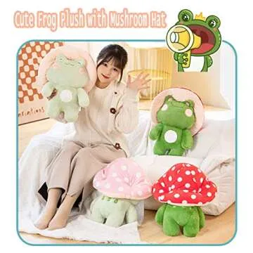 Cute Frog Plush Toy - Perfect Gift for All Ages