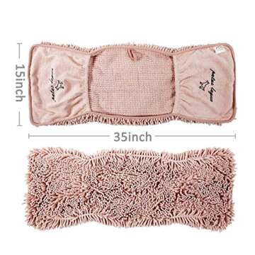 Patas Lague Absorbent Dog Towel for Drying Dogs Large, 35''x15'' Extra Large Microfiber Quick Drying...