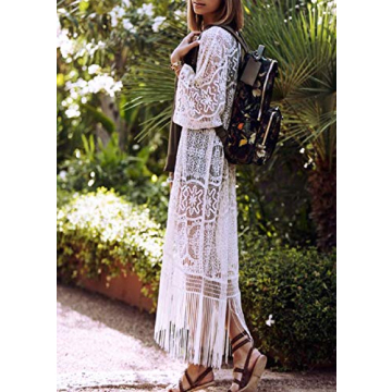 Elegant Bsubseach Lace Kimono Cardigan for Any Occasion