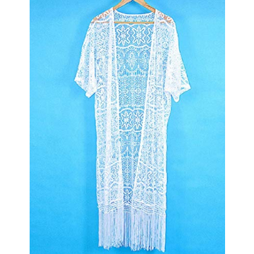 Elegant Bsubseach Lace Kimono Cardigan for Any Occasion