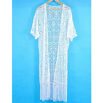 Elegant Bsubseach Lace Kimono Cardigan for Any Occasion