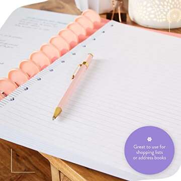 Happy Planner Refill Paper - 100 Lined Sheets for Journals