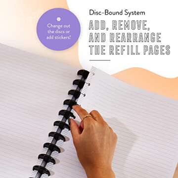 Happy Planner Refill Paper - 100 Lined Sheets for Journals