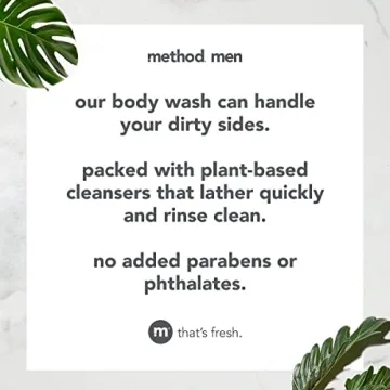 Method Men Body Wash - Cedar + Cypress, Eco-Friendly & Free from Harsh Chemicals