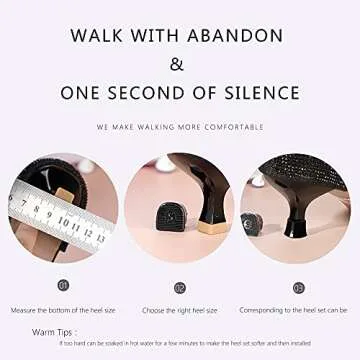 SooGree High Heel Protectors - 8 Pairs for Outdoor Events