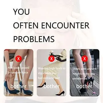 SooGree High Heel Protectors - 8 Pairs for Outdoor Events