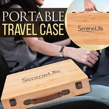 Portable Heated Massage Stones & Warmer Set - SereneLife
