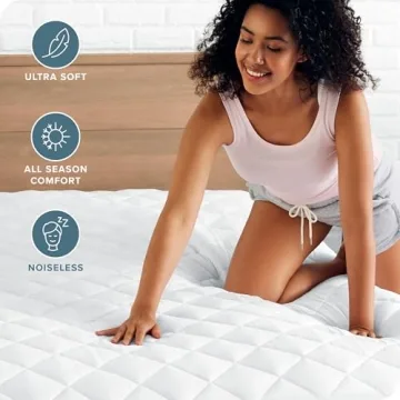 Soft Quilted Twin XL Mattress Pad - Easy Care Essential