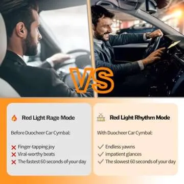 Car Cymbal Air Vent - Fun Mini Cymbal for Your Car